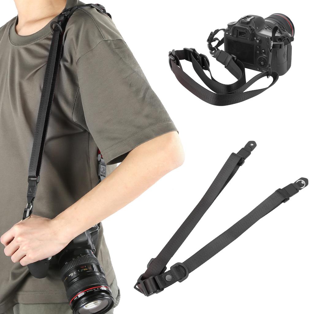 Camera Strap AntiFall Single Shoulder Neck Belt for   Camera(Black MS-1B )