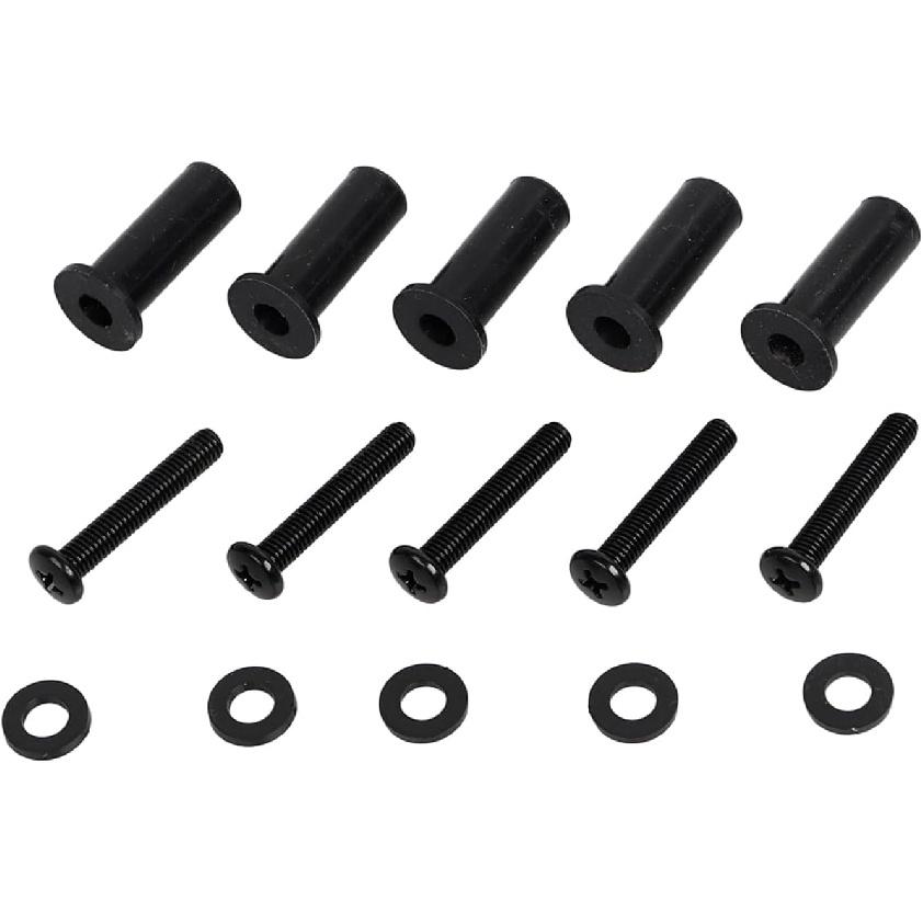 Motorcycle Black Windscreen Well Nut Bolt Screws Hardware Kit For Harley Road Glide FLTRU FLTRK 1998-2023
