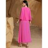 New Middle East Dubai Robe Handmade Seam Drill Dress Shawl Sleeve Nail Bead Dress