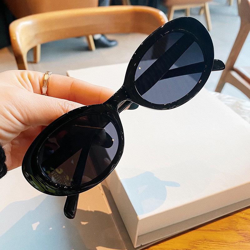 Leopard Print Cat-Eye Sunglasses for Women – Retro European & American Style