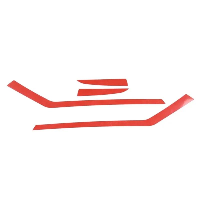 For Tesla Model 3 2023-2025 Soft Carbon Fiber Car Central Control Side Panel Trim Decorative Stickers Car Interior Accessories
