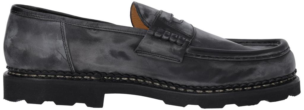 Paraboot 099412 REIMS Size Cm Men's Loafers, NOIR, 24.5 [Used]