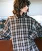 PUNCHLINE Naive Check Shirt Blue Isls9190