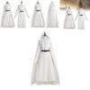 Stupendo Set Costume Cosplay di Gandalf per Halloween con Mantello e Tuniche Unisex