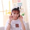 Edostree Animal Fluffy Headband, Hair Ornament, Costume Accessory, Unisex, One Size Fits All, DWFD-01 (Panda)
