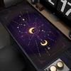 Zodiac Moon Star Extended Gaming Mousepad NonSlip Desk Surface Purple Cosmic Galaxy Art Print For Gaming And Office Accessories