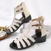 Sommer Mode Neue Große Größen Sandalen Damen Keilabsatz Lässig Tägliche Schuhe