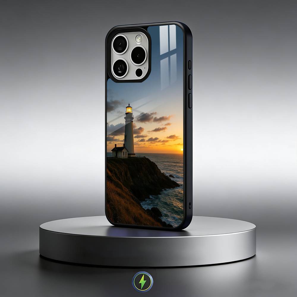 Lighthouse  Phone Case For iPhone17,16,15,14,13,12,11 Plus,Pro Max Magnetic For Magsafe Wireless Charging