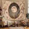 Bohemian Moonlit Night Digital Printing Polyester Wall Hanging Tapestry Decorative Living Room Bedrooms Office Background Gift