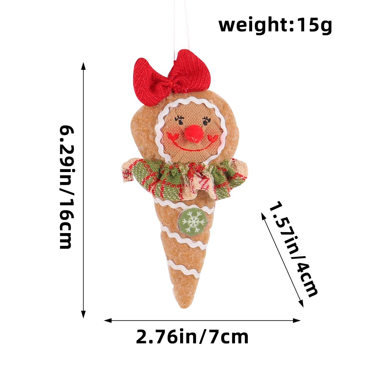 Рождественские пряничные человечки, тканевые длинные ножки, украшения для окон, елочные украшения, рождественские носки.