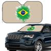 Flag Of Brazil - Splat Sunshade Windscreen Car Front Windshield Window Sun Visor Accessories Covers