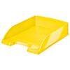 LEITZ Corbeille ... Courrier Plus WOW, A4, polystyrŠne, jaune 0,000000 Noir