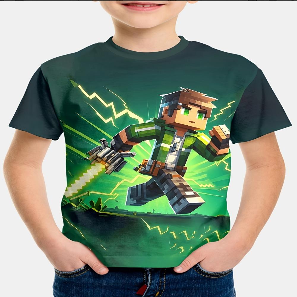 3D printing creative boy's T-shirt