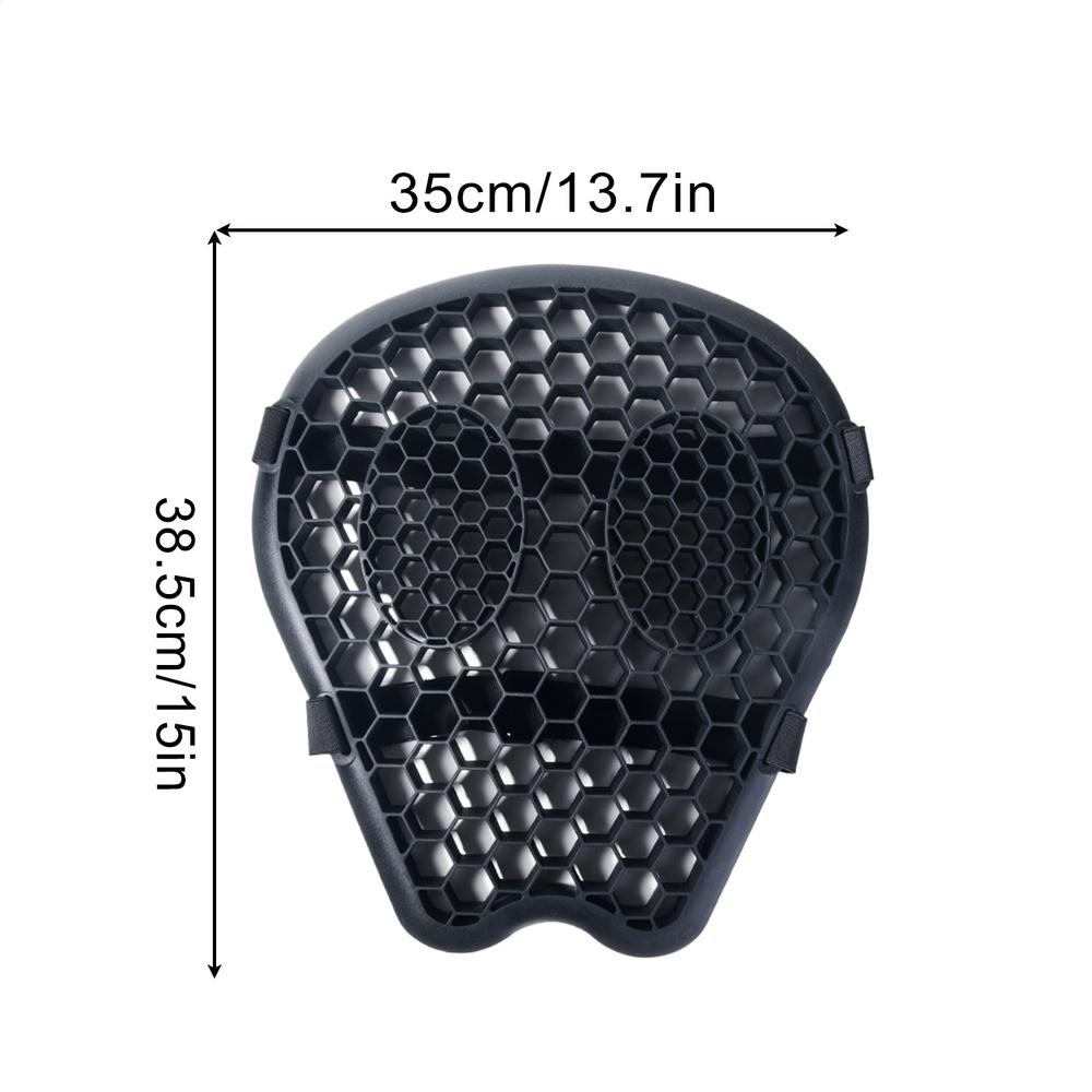 Motorrad-Sitzkissen Langlebig Wetterfest Stützkissen Motorrad-Sitzkissenpolster für Familie Freunde Frauen Outdoor