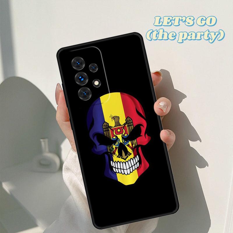 Moldova Flag Moldavians phone case For Samsung Galaxy A42 A31 A40 A51 A71 A32 A80 A91 A52 A72 A20e A21S A50 A70 A11 A12 Cover