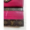 Used Louis Vuitton Monogram Marielouise Long Wallet Fuchsia