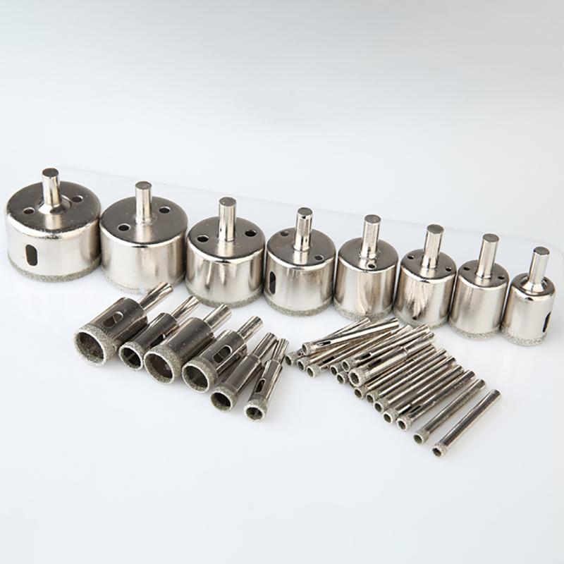 30pcs Holesaw Diamond Set Holes Saw Drill Bit Cutter Tile Glass Ceramic Marble