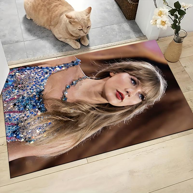 Taylor Swift Performance Carpet Rug Soft Washable Antislip Home Living Room Sofa Mats Personalized Christmas Rug