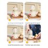Egg Spinner Golden Egg Maker with Slicer Egg Scrambler In Shell Kitchen Gadget