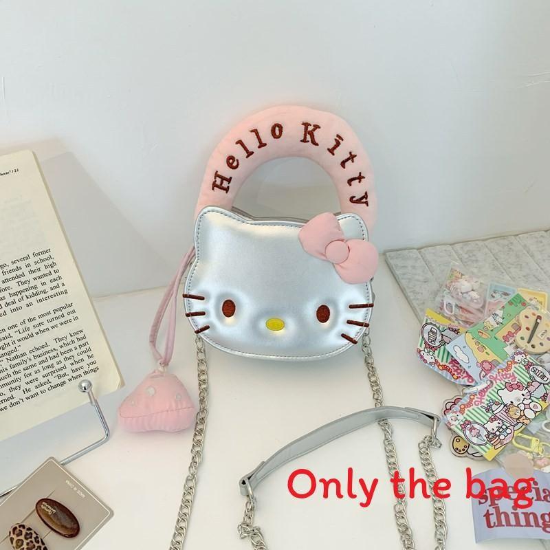 

Рюкзак в форме кошки с галстуком-бабочкой и подвеской для подарка Small Silver