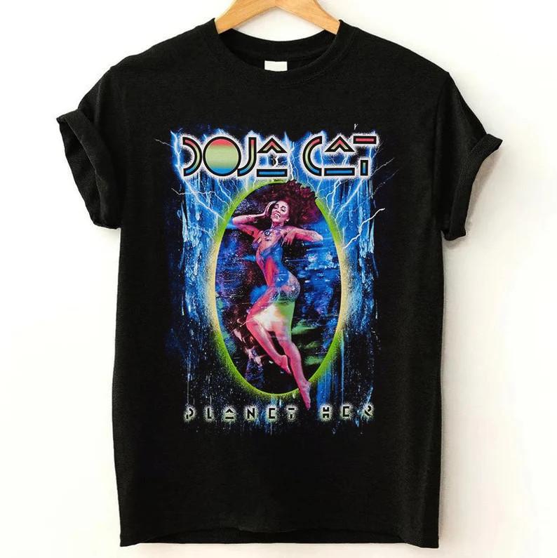 Doja Cat Planet Her shirt fullsize S5XL for men and womenNO IMPORT FEES Unisex T-Shirt XXL