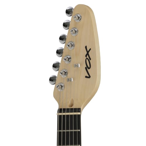 VOX MARK V Mini BK Mini Guitar, Black, Short Scale, Regular Tuning, Ideal for Women and Children with Small Hands, Includes Carry Bag