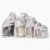 Underwear Storage Bag Transparent Breathable Moisture Resistant Fully closed dust bag Drawstring Home Organization
