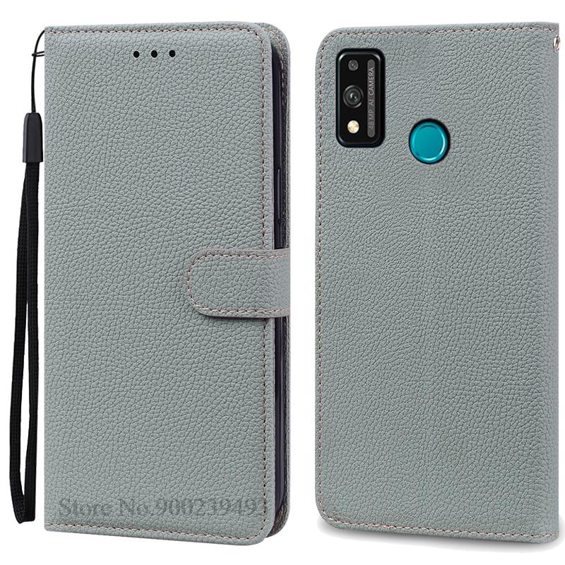 For Honor 9X Lite Etui Lær Flip Lommeboketui For Honor 9X Lite JSN-L21 JSN-L22 JSN-L23 Deksel Honor 9 X Lite Telefonetui Fundas