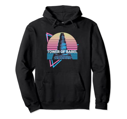 Tower of Babel Retro Hoodie