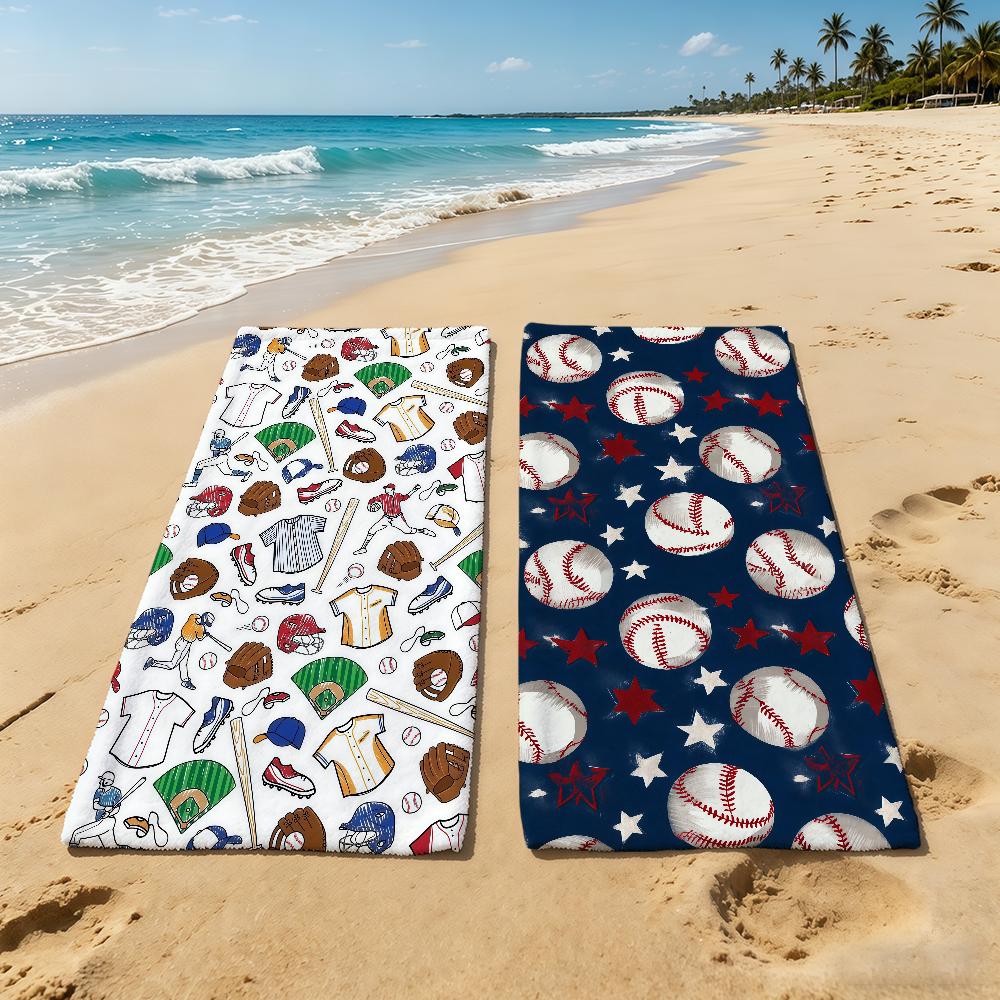Baseball Towel For Outdoor Camping Beach Towel Sport Super Absorbent Quick-Drying Summer Cool Towel