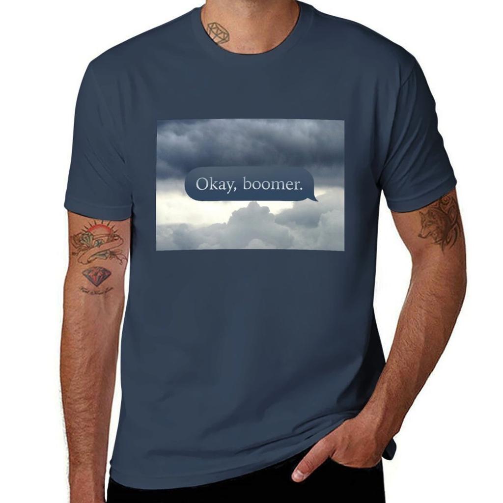 Okay Boomer Storm Tshirt Basic Daily Outfit Short Sleeve Tee
