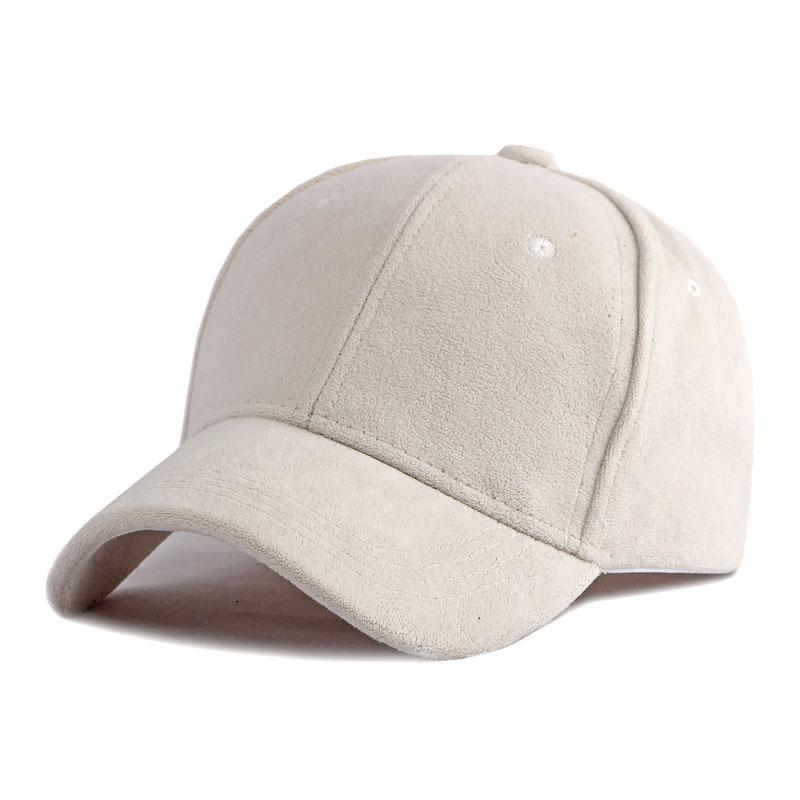 Unisex Suede Baseball Cap Adjustable Snapback Breathable Dad Hat Soft Faux Suede Casual Solid Color Sport Hat for Women And Men