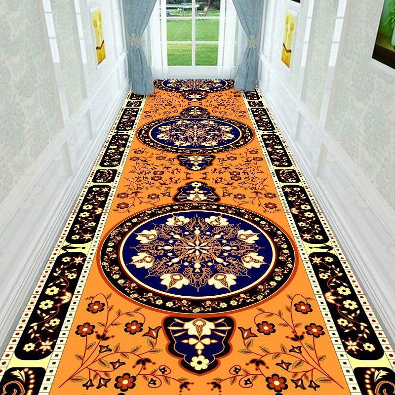 Luxury European Aisle Corridor Carpets Lobby Hallway Villa Long Runner Long Strip Area Rugs Living Room Home Decor Entryway Mat