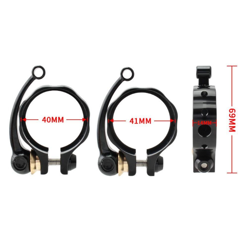 40/41mm Bike Seat Tube Clamp Quick Release Bicycle Saddle Clip Bike Seat Post Clamp Bike Tool