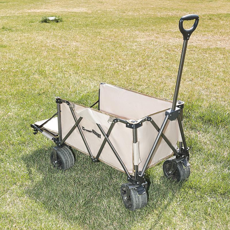 Tragbarer faltbarer zusammenklappbarer Campingwagen mit Hubtisch für Outdoor-Camping und Wohnmobilreisen