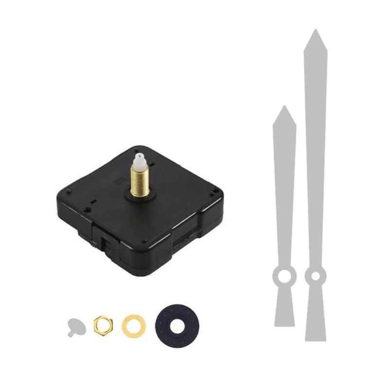 Reliable Quartzs Clock Mechanism Movement Replacement Set Includes Hands And Hardware Part For Easily Home Decoration
