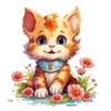 Tigers Cats Dogs Rabbits Various Animals Wall Sticker Kids Room Background Home Decoration Mural Living Room Wallpaper Decal