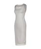 Ohos Flatseam Halter Midi Dress / Gray