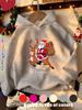 Girls' Fashion Hoodie with Hooded Cartoon Print, Comfortable and Stylish Shirt for Fall Winter Leisure Sports