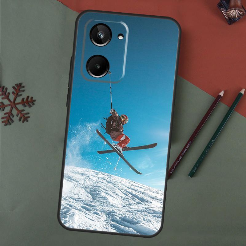 

Ski Neige Snowboard Case For Realme C75 C65 C67 C71 C63 C61 C55 C51 C53 C35 11 12 13 14 15 Pro Plus GT6 GT7 Pro Realme C35