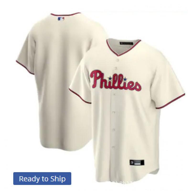 Philadelphia Phillies MLB Baseball Jersey T-Shirt Unisex Short Sleeve Embroidered Fan Apparel