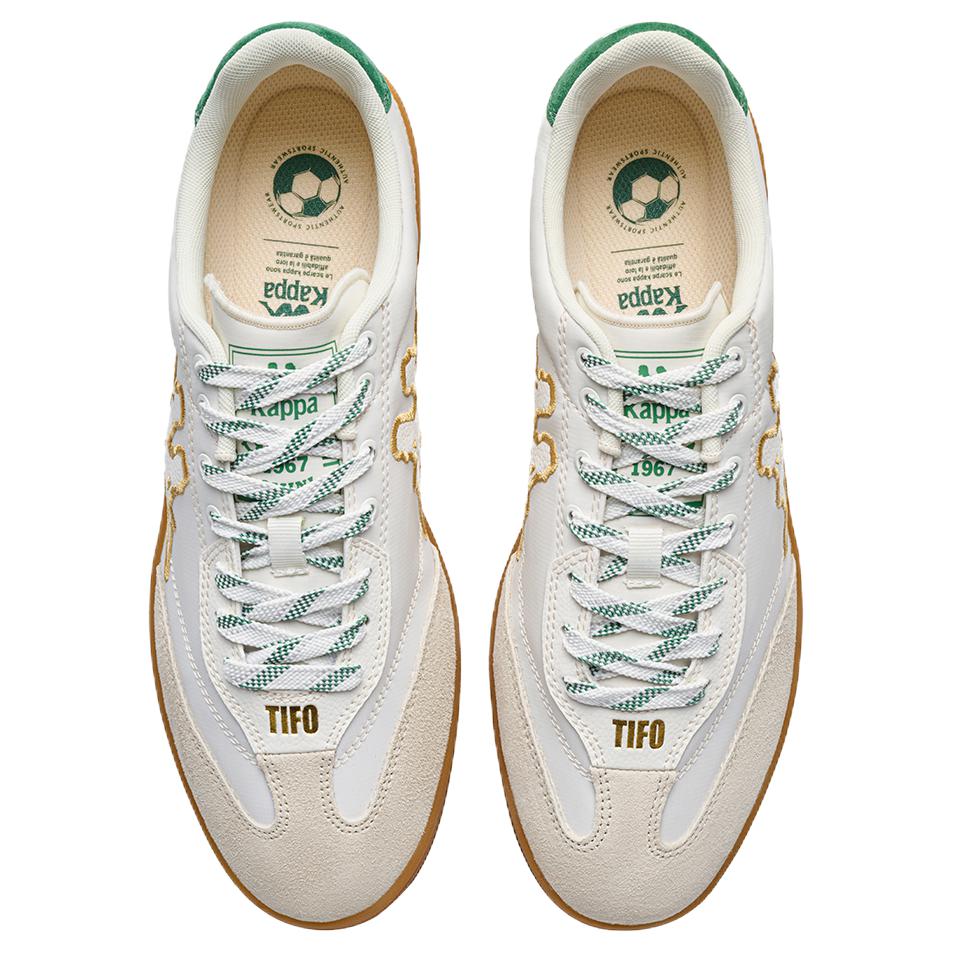 Kappa Tifo Classic Versatile Lightweight Comfortable Training Shoes Low Top Skate Shoes Unisex Shoes Sandalwood-Green K0EX5CC70-024