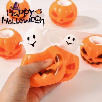 1/3Pcs Halloween Pumpkin Ghost Squeeze Pinch Toy Kids Favors Halloween Party Supplies Stress Relief Fidget Toys Birthday Gifts