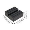 Floor Jack Adapter Car Anti-Slip Jack Rubber Pad Square Heavy Duty Support Block Anti-Slip Rail Repair Tool for Floor Beam