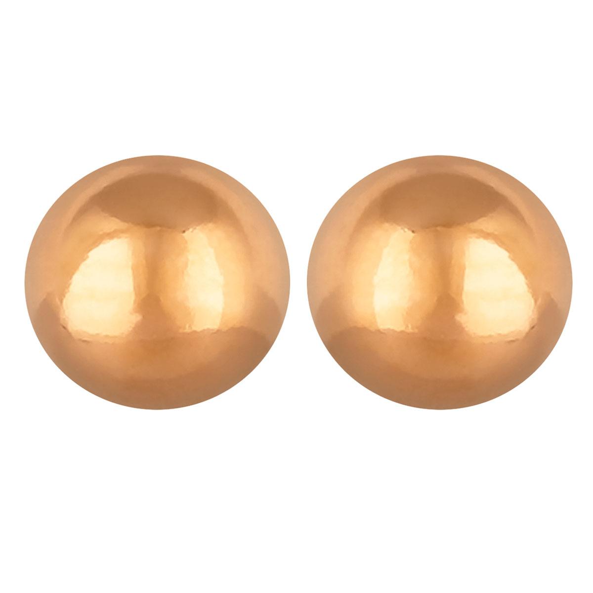 

Les Trésors De Lily [R4871] — розовые серьги Billes из стали — 7 мм