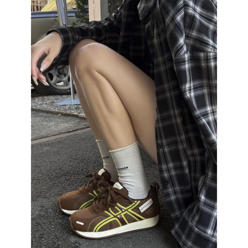 

Inner heightening women s shoes, new summer mesh breathable little white shoes, casual sports shoes 40 коричневий