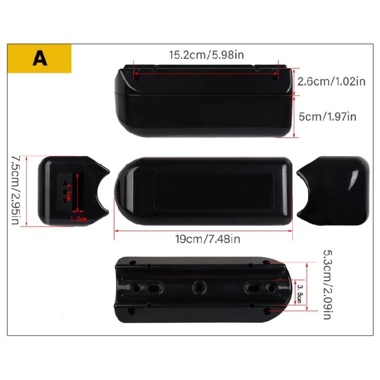 Pyłoszczelna obudowa kontrolera baterii roweru elektrycznego Pudełko kontrolera roweru elektrycznego Część zamienna do konwersji roweru elektrycznego