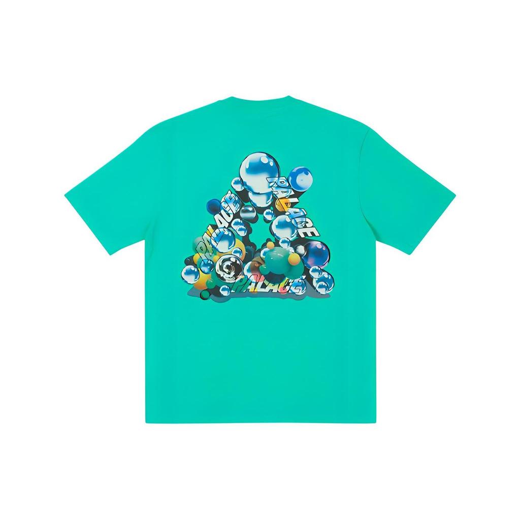 Palace FW21 Bubbling T-Shirt Unisex T-Shirts Aqua Light-Green P21TS200