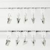 100Pcs Stainless Steel Drapery Crocodile Clip Hanging Drapes Clamp  Display Photos