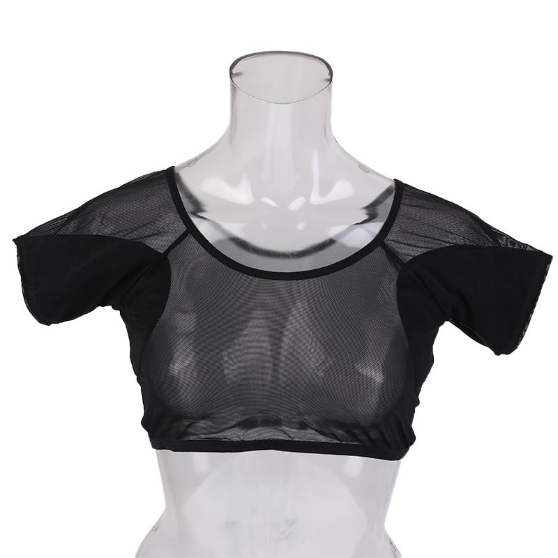 T-Shirt Shape Sweat Pads Washable Underarm Armpit Sweat Pads Reusable Perfume Absorbing Guards Shield Deodorant For Women